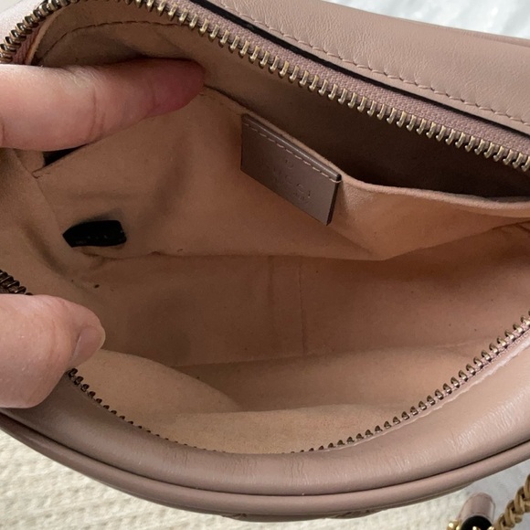 Gucci dusty pink mini marmont vguc bag crossbody - Picture 8 of 8
